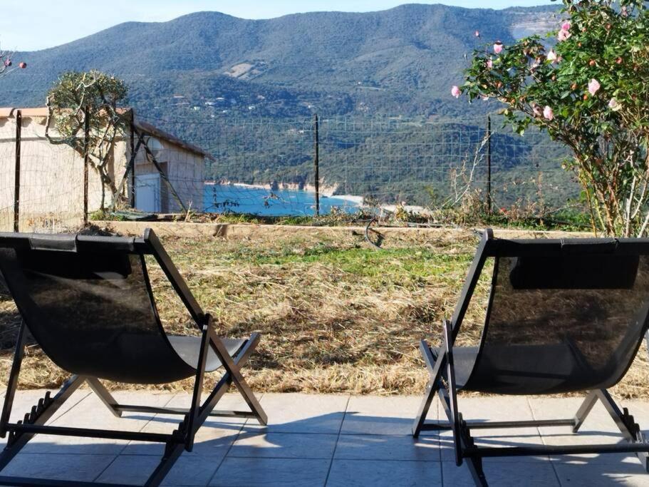 Chez Adrien 108-Appartement Magnifique Vue Mer Piscine Chauffee Serra-di-Ferro Kültér fotó