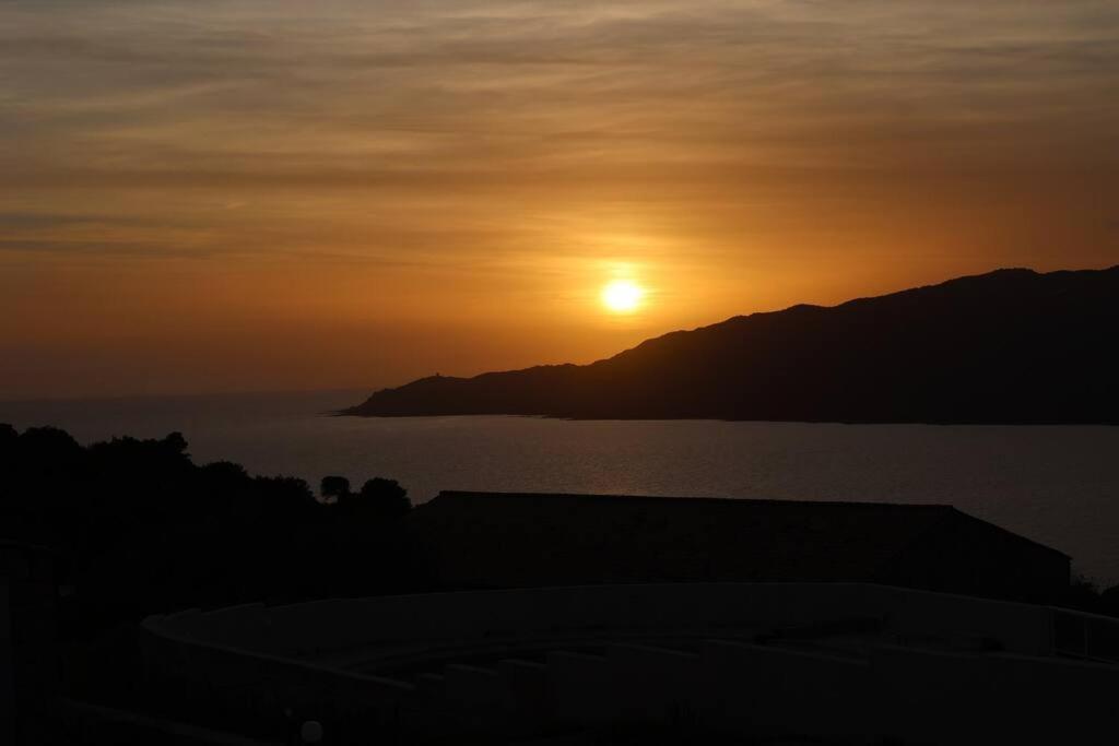 Chez Adrien 108-Appartement Magnifique Vue Mer Piscine Chauffee Serra-di-Ferro Kültér fotó