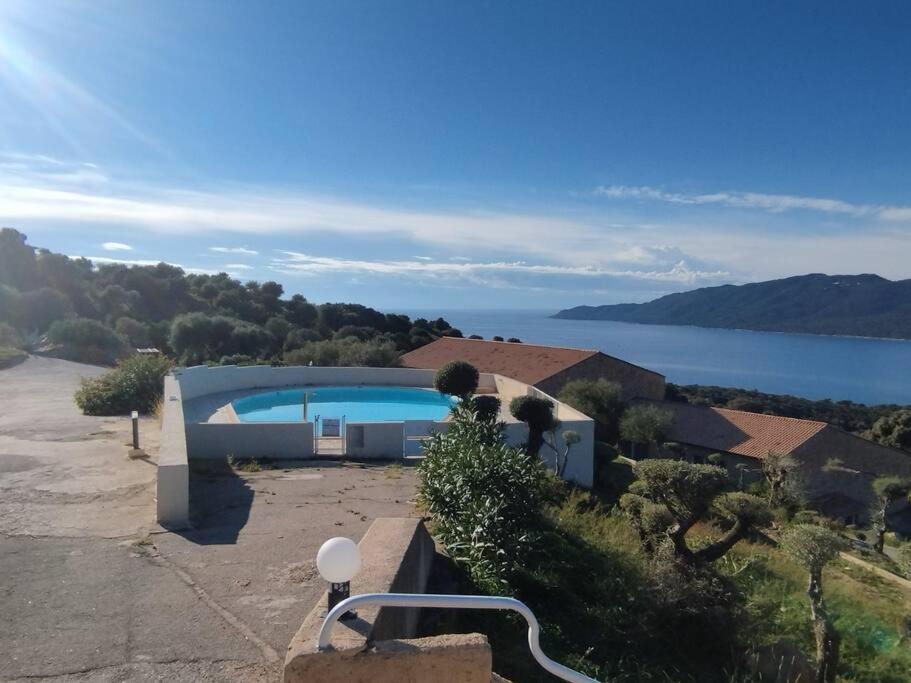 Chez Adrien 108-Appartement Magnifique Vue Mer Piscine Chauffee Serra-di-Ferro Kültér fotó